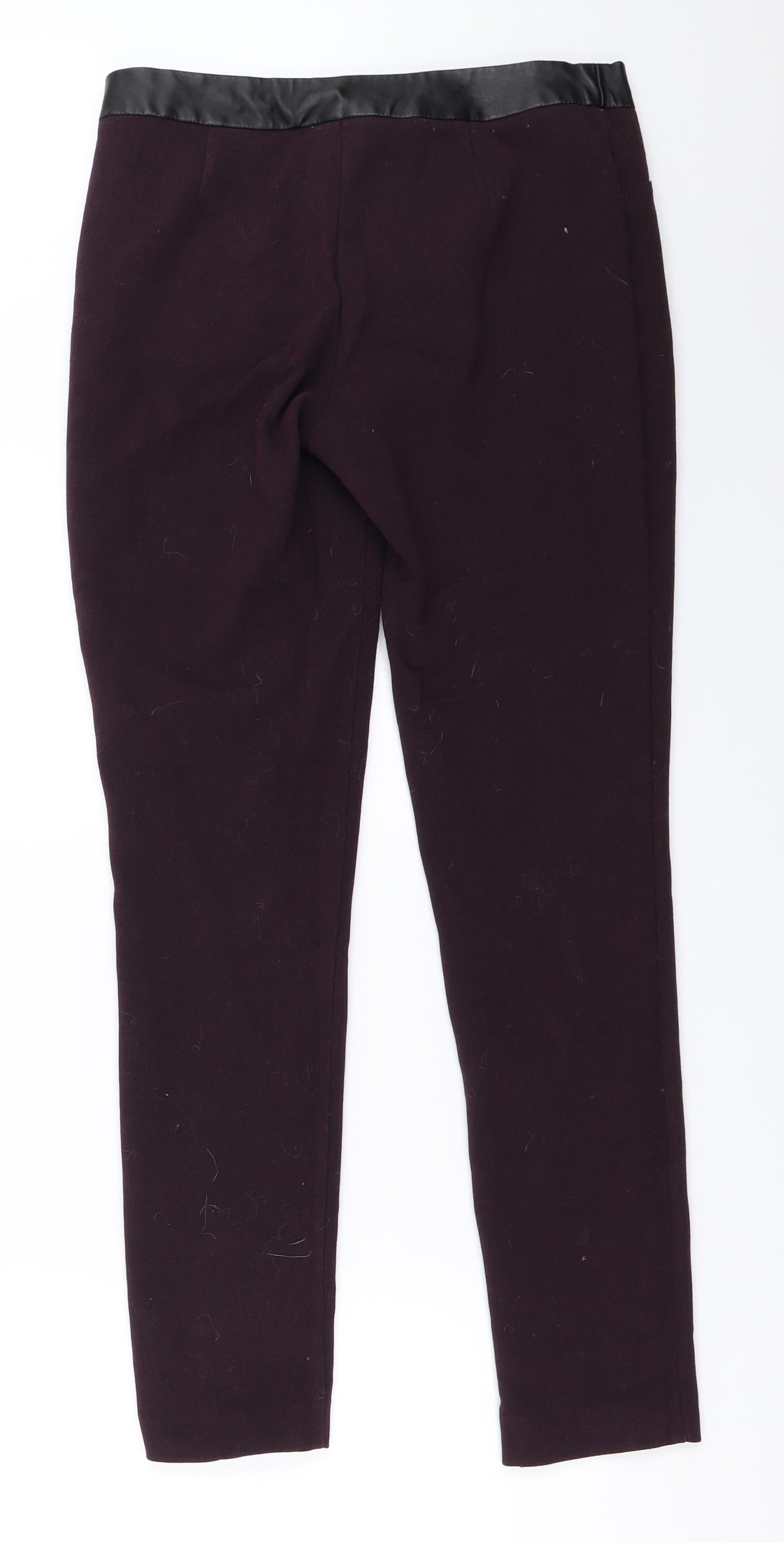 Womens UK Size 8 New Look Regular Fit  Purple Trousers