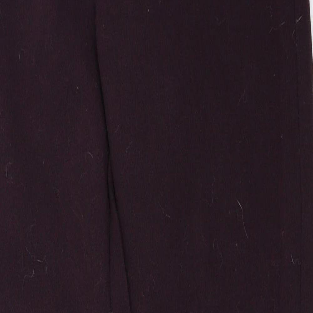 Womens UK Size 8 New Look Regular Fit  Purple Trousers