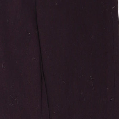 Womens UK Size 8 New Look Regular Fit  Purple Trousers