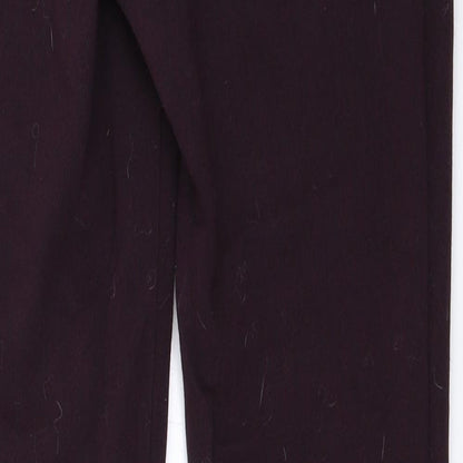 Womens UK Size 8 New Look Regular Fit  Purple Trousers