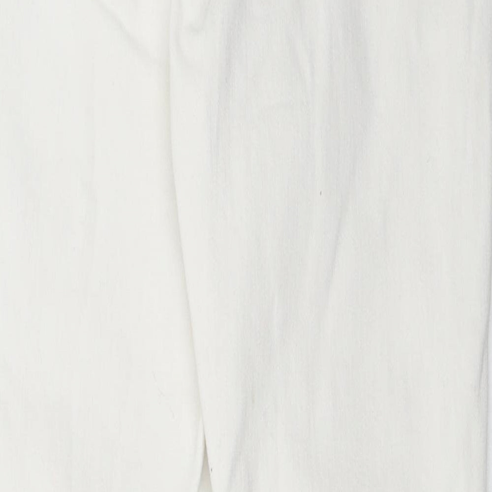Primark Womens White   Skinny Jeans Size 10 L28 in