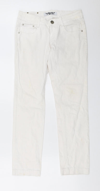 Revers Womens White   Straight Jeans Size 38 L28 in