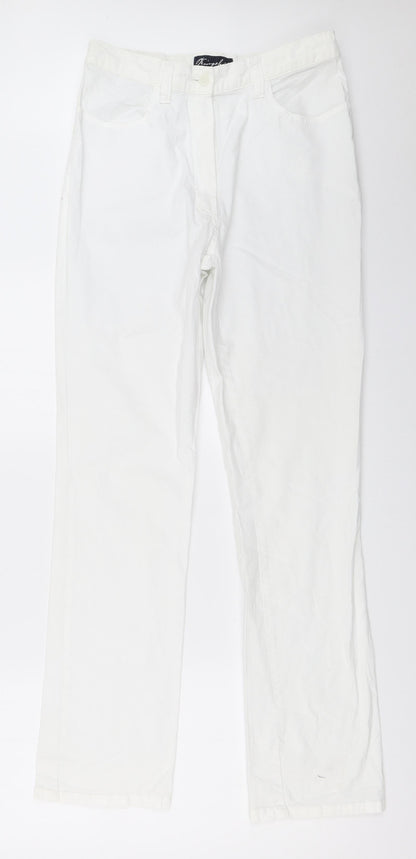 Kingshill Womens White   Trousers  Size 12 L31 in