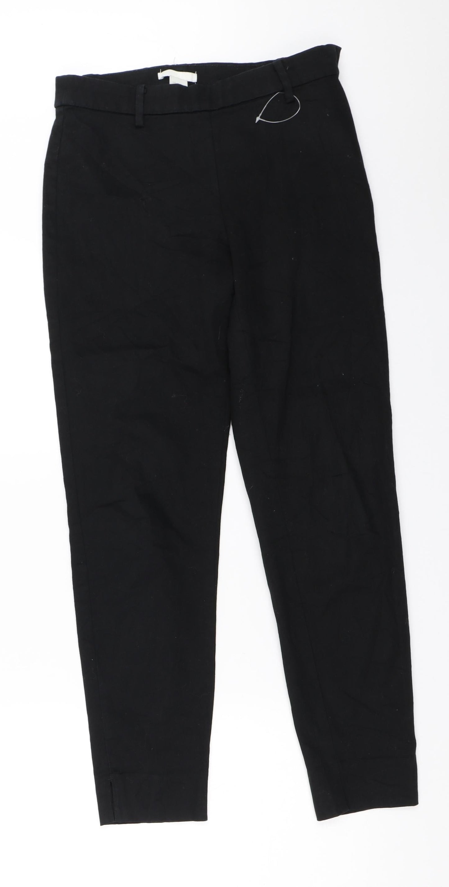 Womens UK Size 34 H&M Regular Fit  Black Trousers