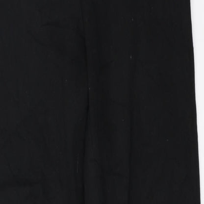 Womens UK Size 34 H&M Regular Fit  Black Trousers