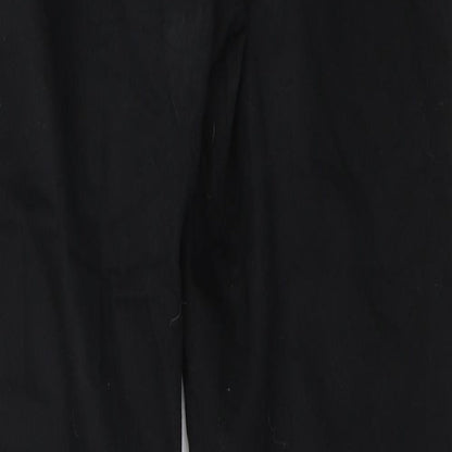 Womens UK Size 34 H&M Regular Fit  Black Trousers