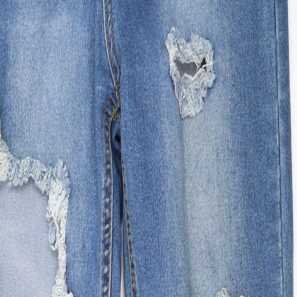 Womens UK Size 25 in Preworn Regular Fit Skinny Blue Jeans