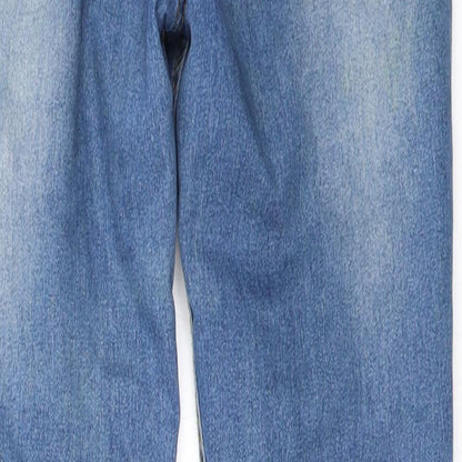 Womens UK Size 25 in Preworn Regular Fit Skinny Blue Jeans