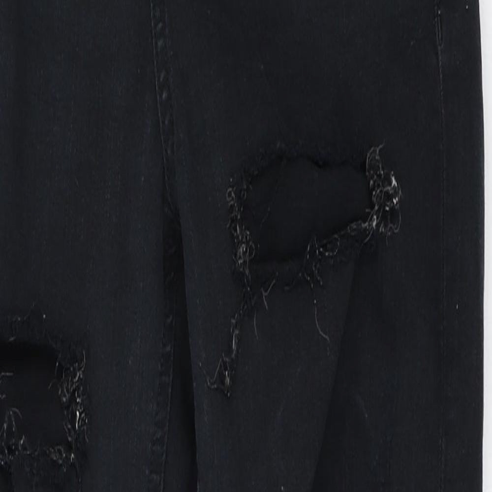Topshop Womens Black   Skinny Jeans Size 25 in L28 in