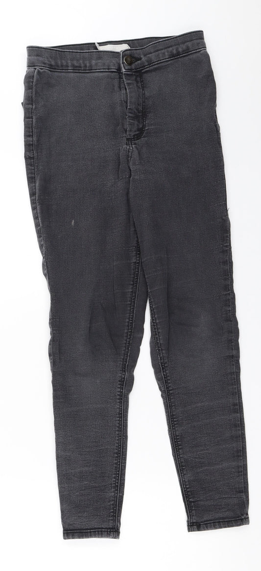 Topshop Womens Black   Skinny Jeans Size 28 in L28 in