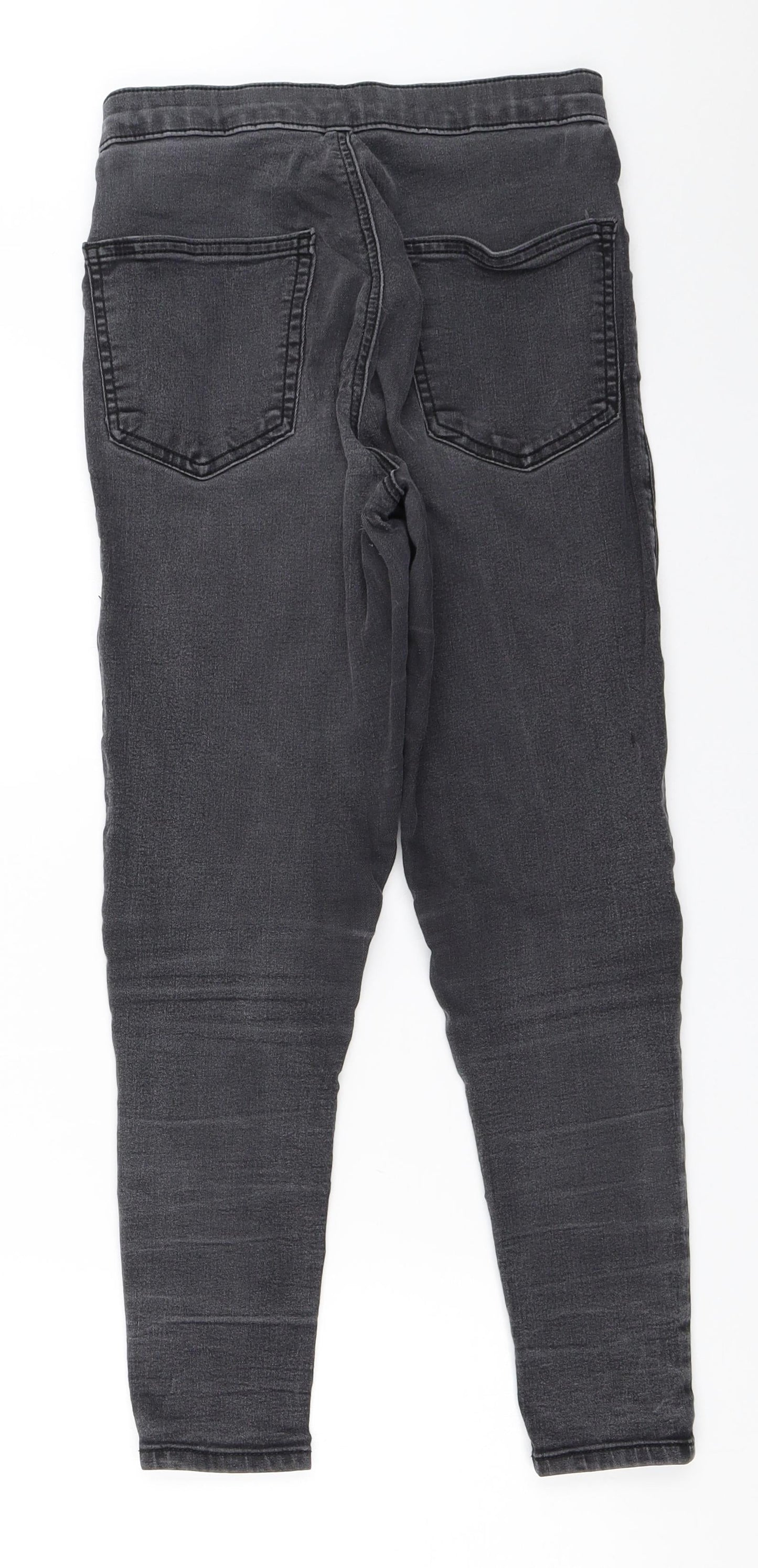 Topshop Womens Black   Skinny Jeans Size 28 in L28 in