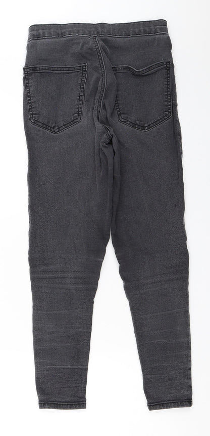 Topshop Womens Black   Skinny Jeans Size 28 in L28 in