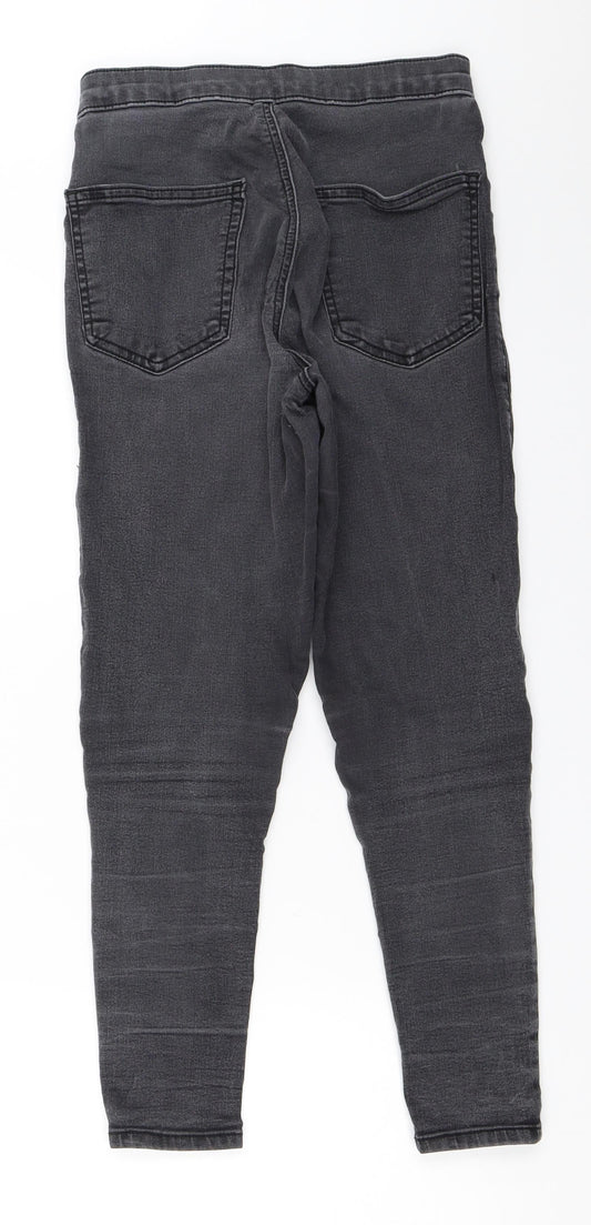 Topshop Womens Black   Skinny Jeans Size 28 in L28 in