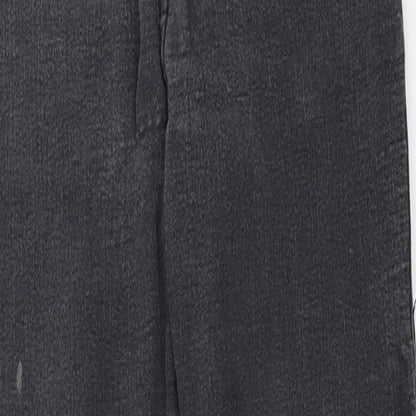 Topshop Womens Black   Skinny Jeans Size 28 in L28 in