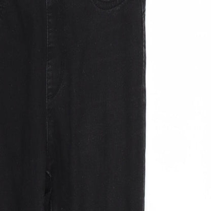 Denim & Co. Womens Black   Jegging Jeans Size 10 L27 in