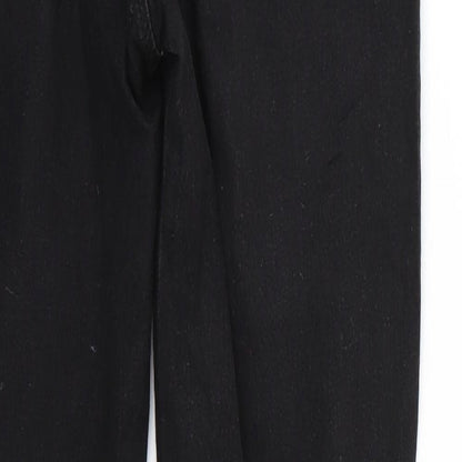 Denim & Co. Womens Black   Jegging Jeans Size 10 L27 in