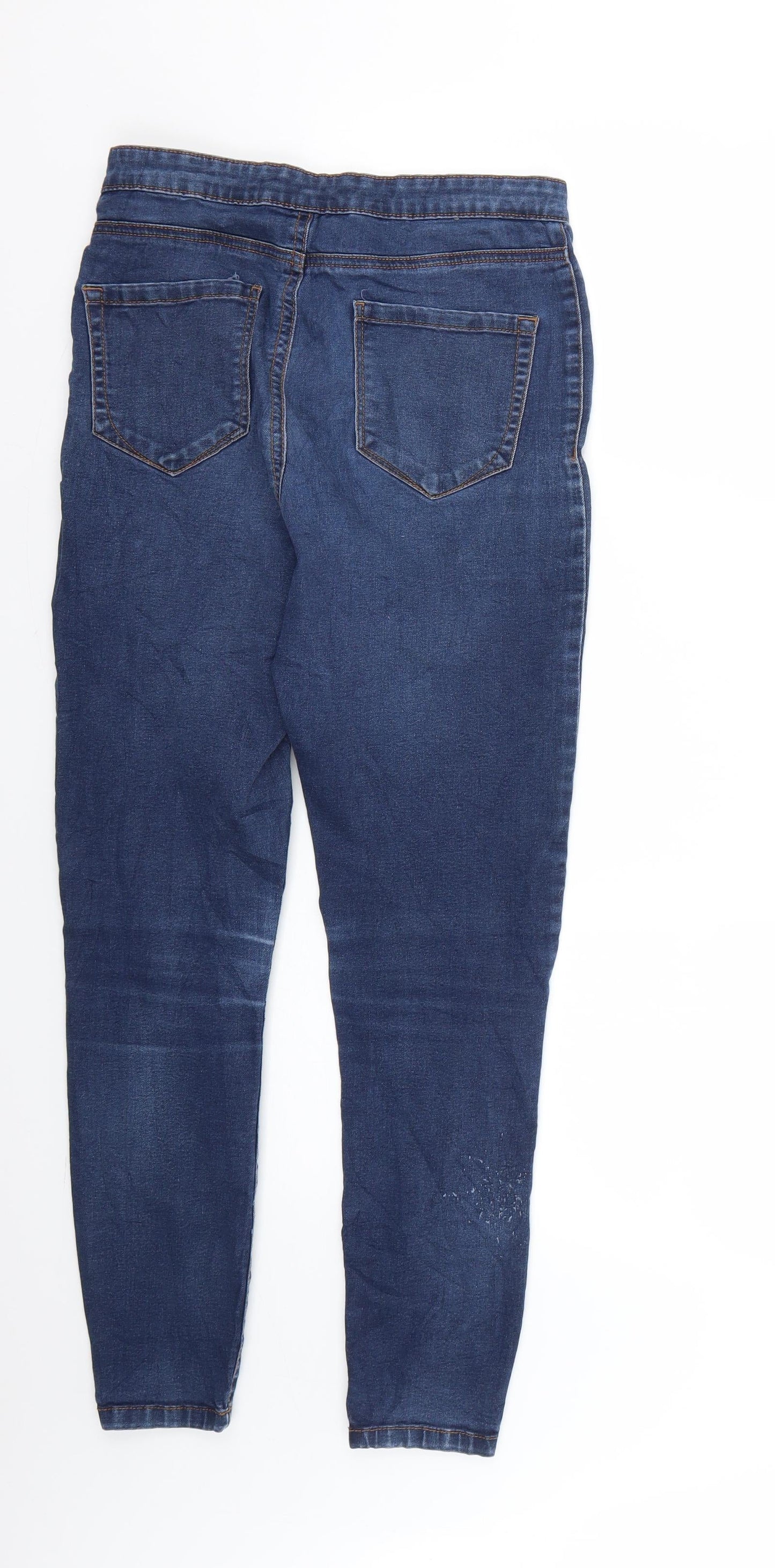 Denim & Co. Womens Blue   Skinny Jeans Size 12 L26 in