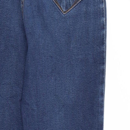 Denim & Co. Womens Blue   Skinny Jeans Size 12 L26 in