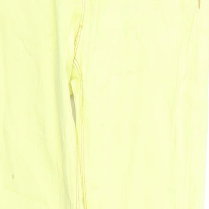 Womens UK Size 10 TALLY WEiJL Regular Fit Skinny Yellow Jeans