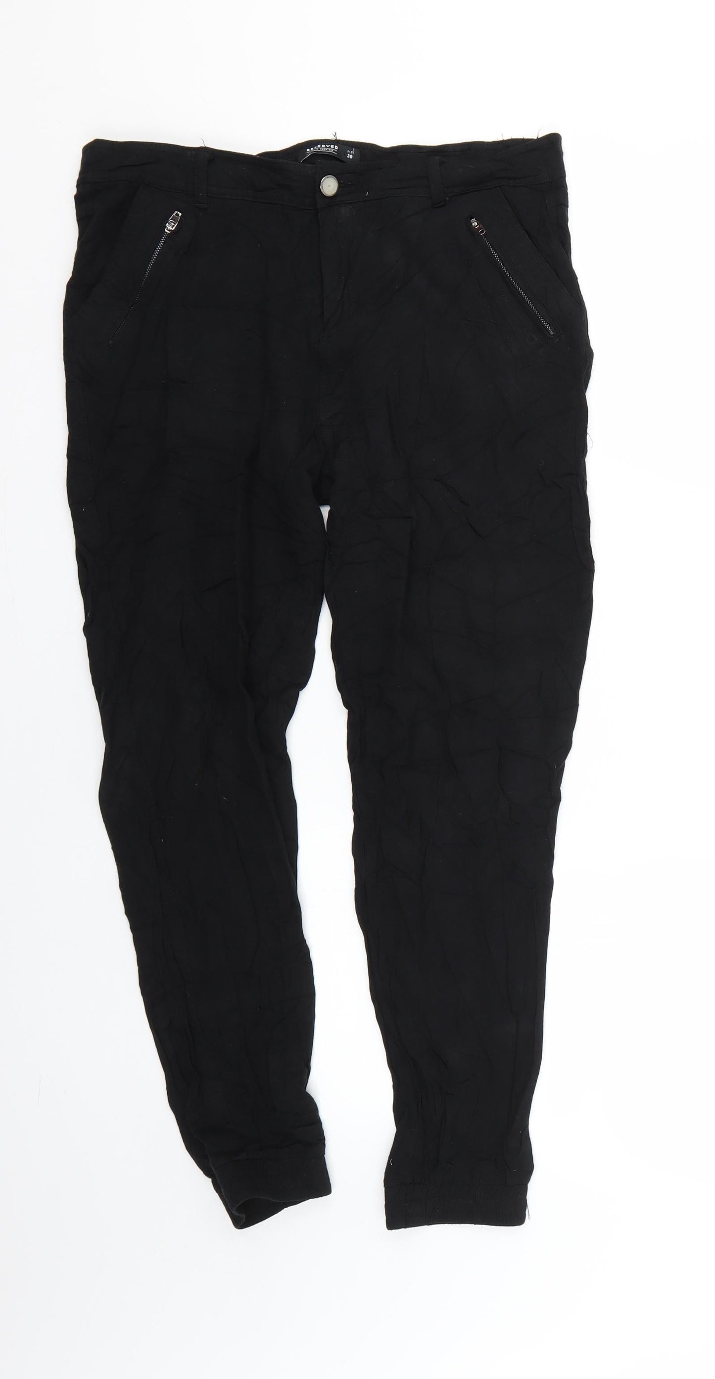 RESERVED Womens Black   Trousers  Size 10 L23 in