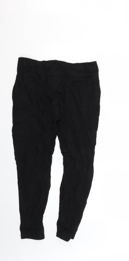 RESERVED Womens Black   Trousers  Size 10 L23 in