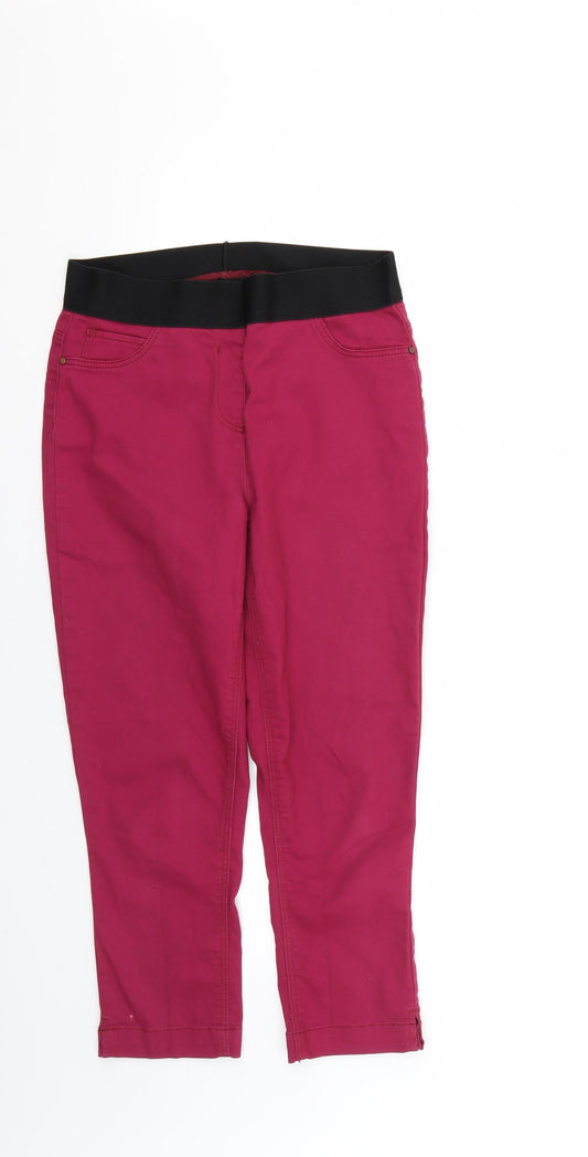 George Womens Pink   Trousers  Size 10 L22 in
