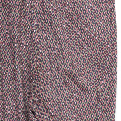 redoute Womens Multicoloured Geometric  Trousers  Size 14 L23 in