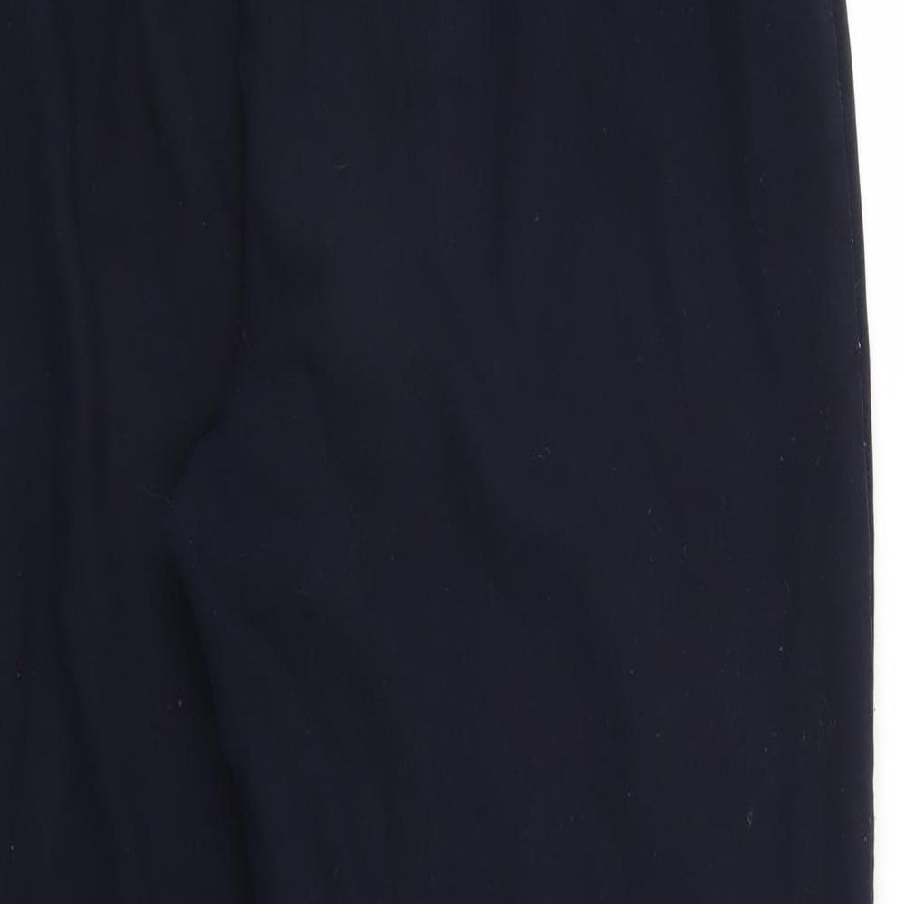 Womens UK Size 14 Essentials Regular Fit  Blue Trousers