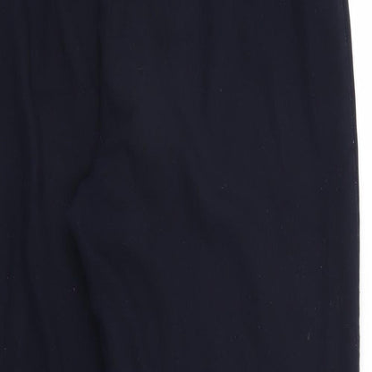 Womens UK Size 14 Essentials Regular Fit  Blue Trousers