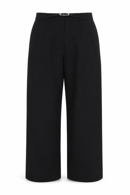 Womens UK Size 12 H&M Regular Fit  Black Trousers