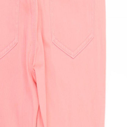 Womens UK Size 12 yes yes Regular Fit Skinny Pink Jeans