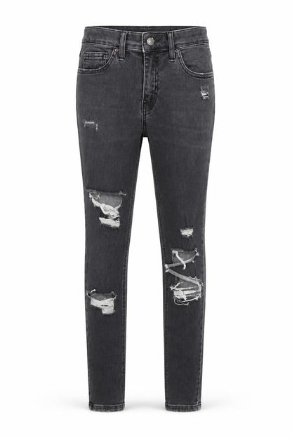 Topshop Womens Black   Skinny Jeans Size 26 L24 in