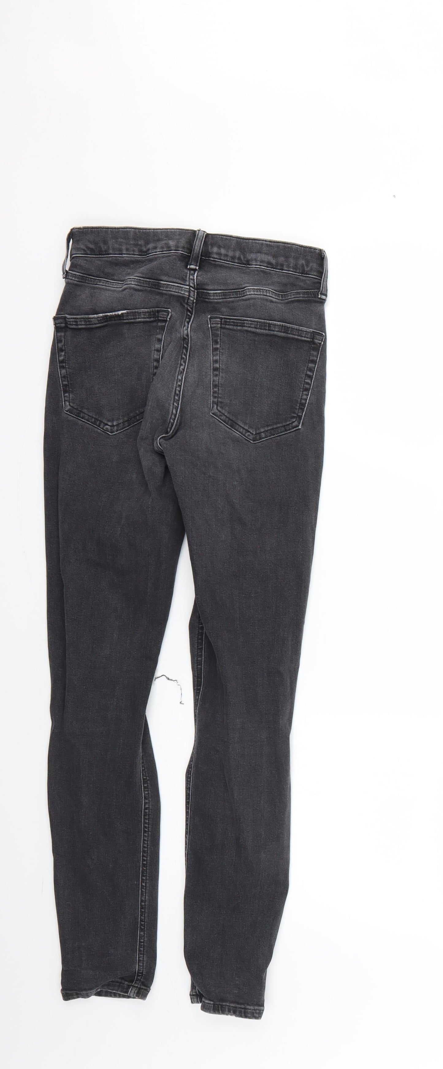 Mens UK Size 26 Topshop Regular Fit Skinny Black Jeans