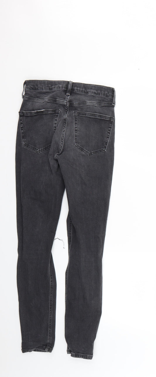 Mens UK Size 26 Topshop Regular Fit Skinny Black Jeans
