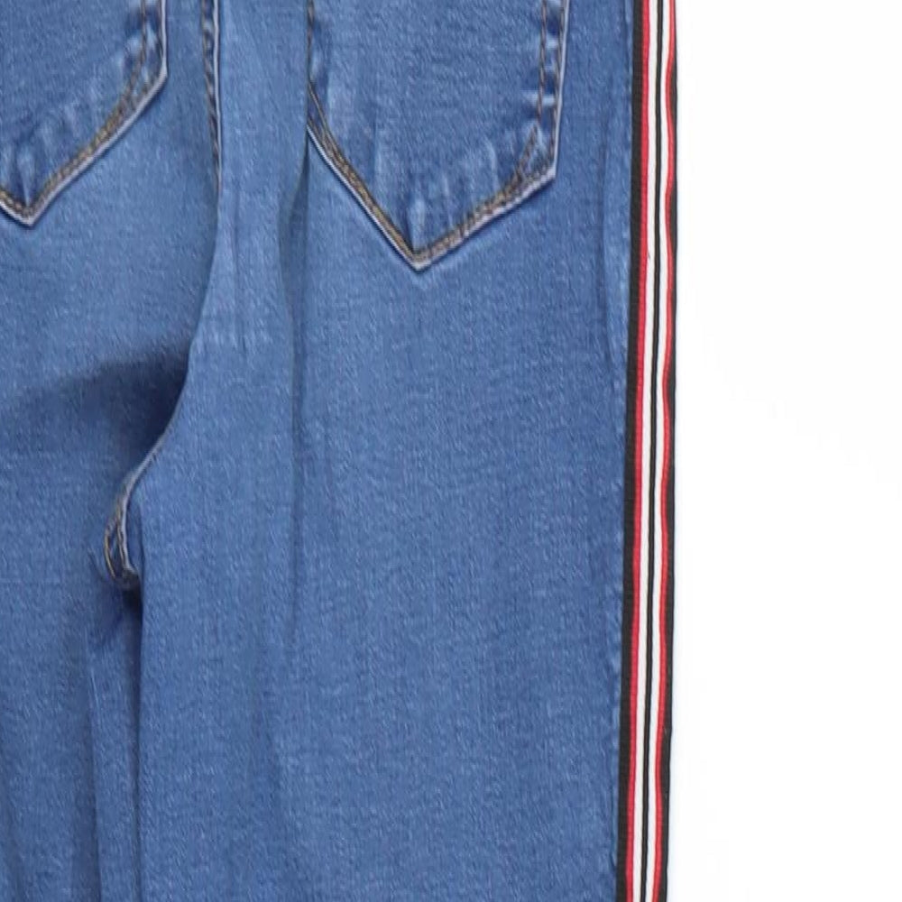 Denim & Co. Womens Blue   Skinny Jeans Size 8 L25 in