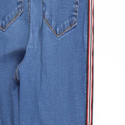 Denim & Co. Womens Blue   Skinny Jeans Size 8 L25 in