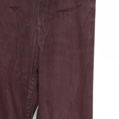 H&M Womens Purple   Skinny Jeans Size 6 L29 in