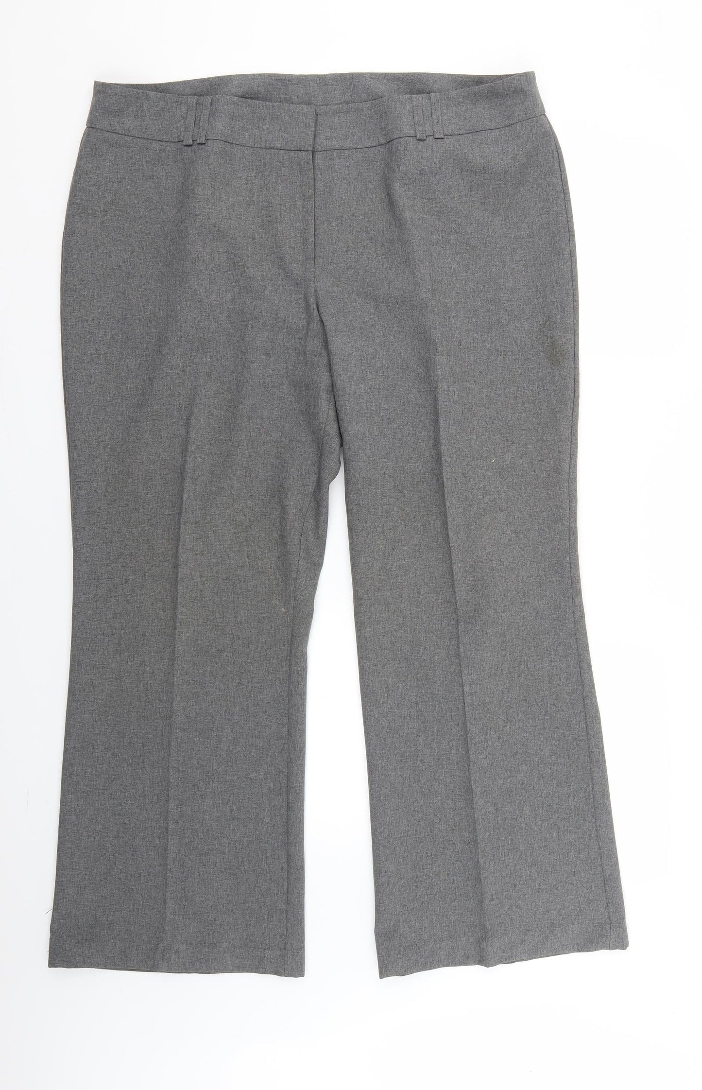 F&F Womens Grey   Trousers  Size 18 L25 in