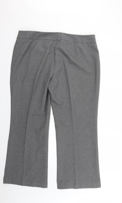 F&F Womens Grey   Trousers  Size 18 L25 in