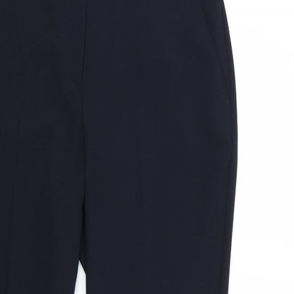 Womens UK Size 12 M&Co Regular Fit  Blue Trousers
