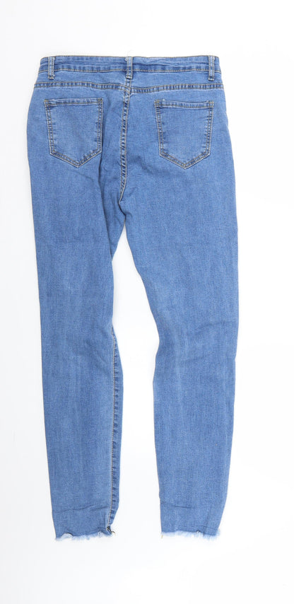 Mens UK Size M Preworn Regular Fit Straight Blue Jeans