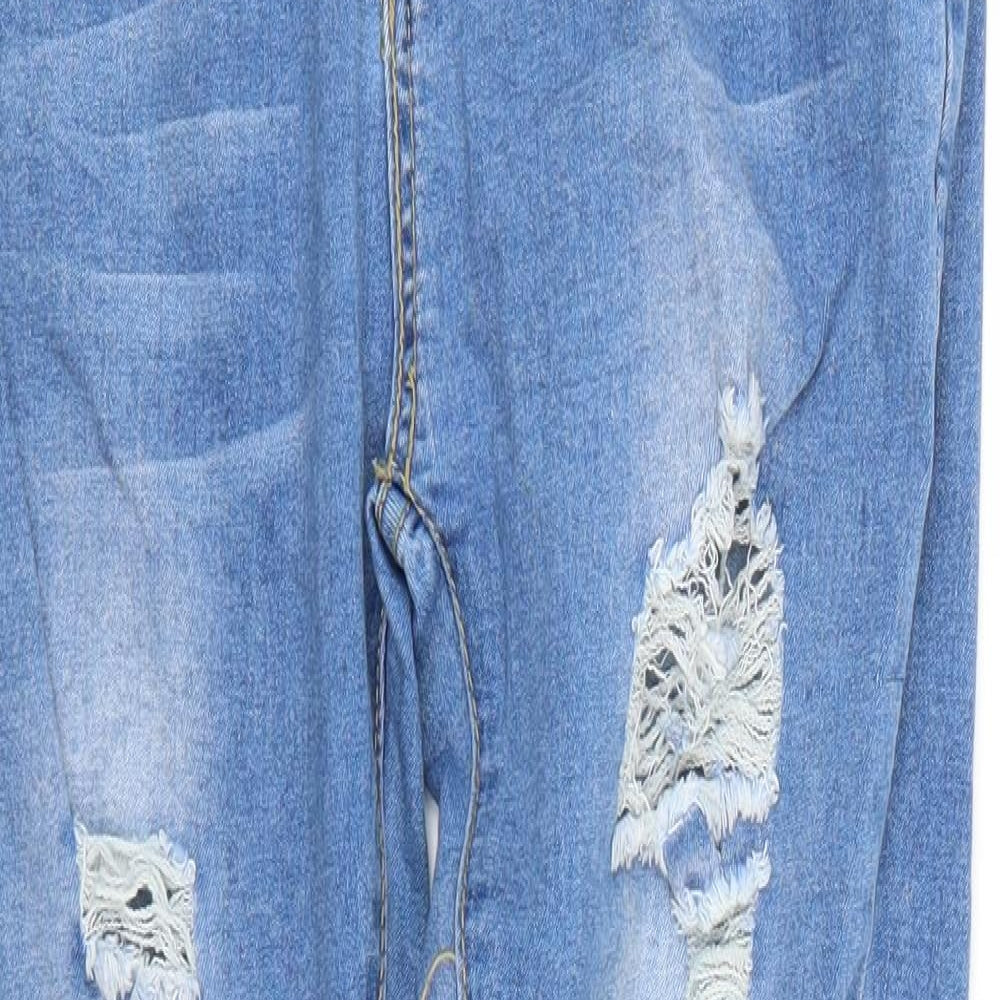 Mens UK Size M Preworn Regular Fit Straight Blue Jeans