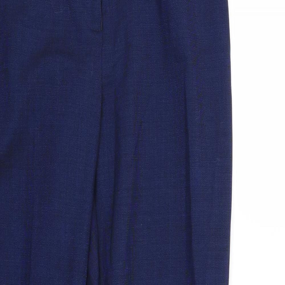 Womens UK Size 10 Preworn Regular Fit  Blue Trousers