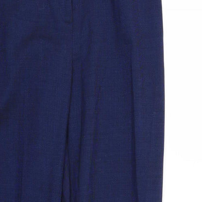 Womens UK Size 10 Preworn Regular Fit  Blue Trousers