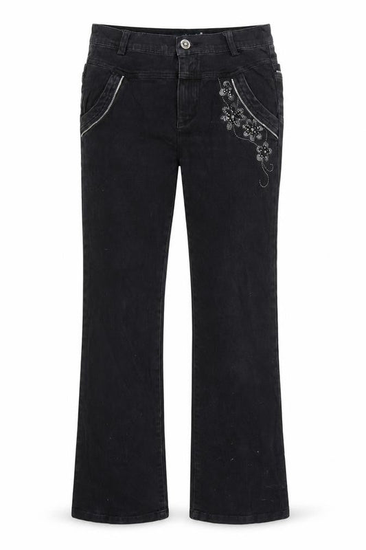 yuke Womens Black   Skinny Jeans Size 26 L28 in