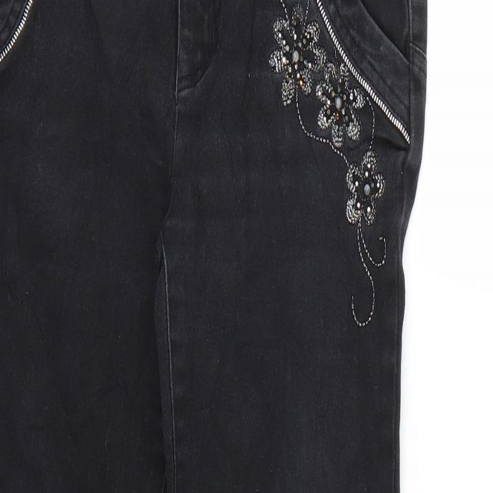 yuke Mens Black   Skinny Jeans Size 26 L28 in