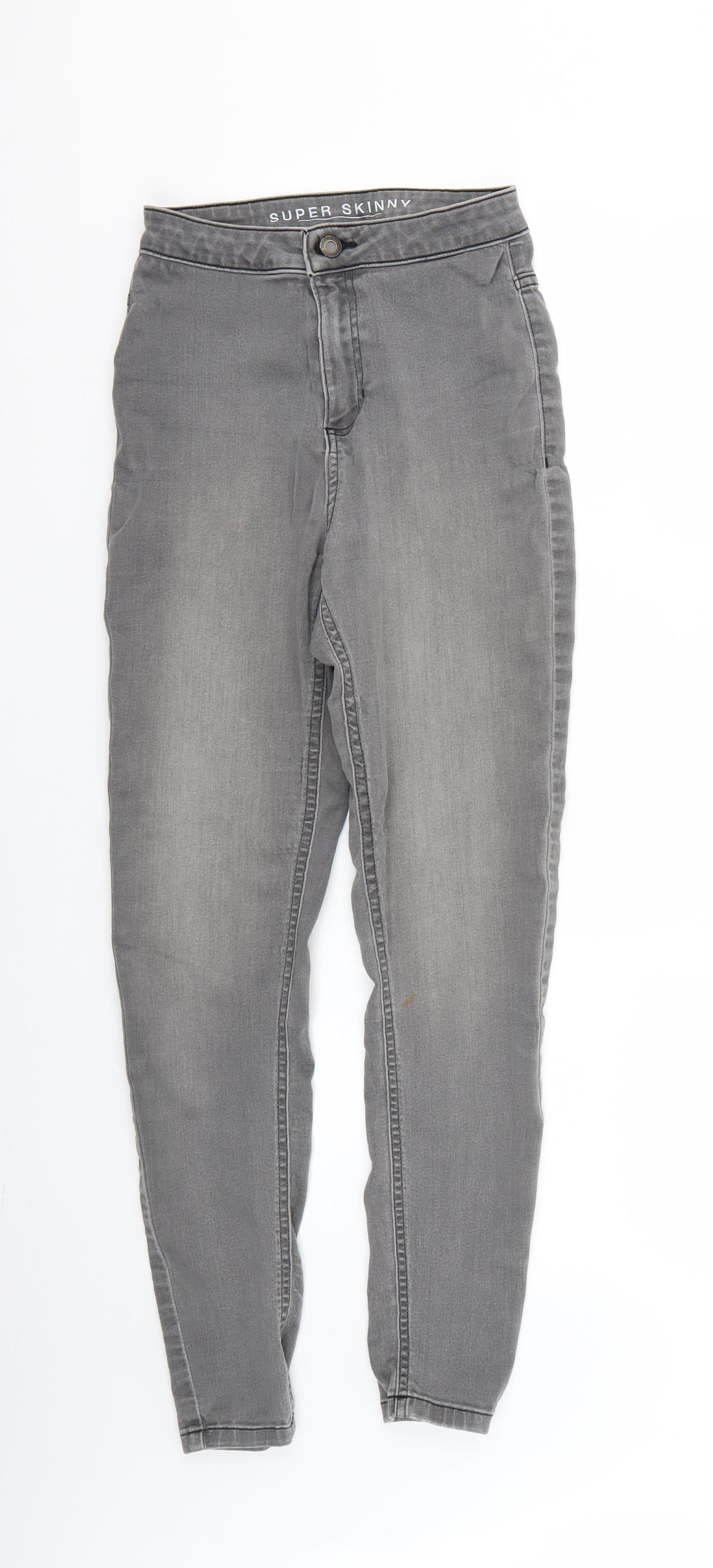 Womens UK Size 8 Marks and Spencer Regular Fit Skinny Grey Jeans