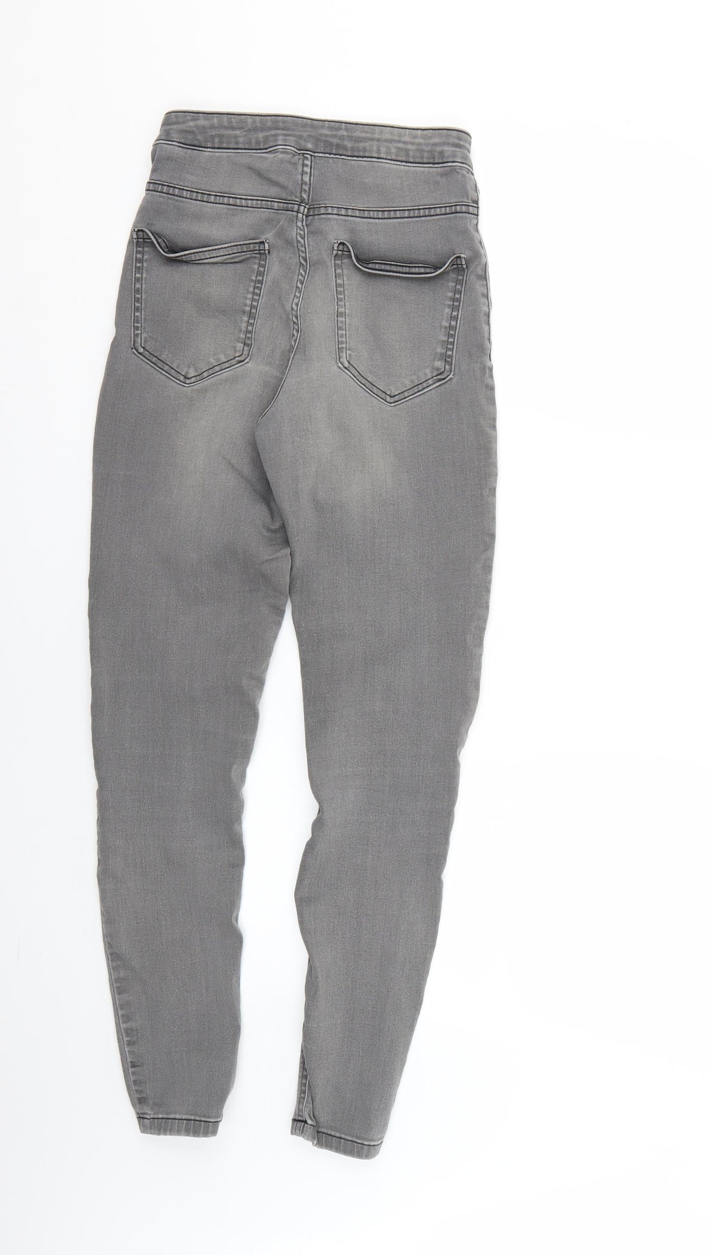 Womens UK Size 8 Marks and Spencer Regular Fit Skinny Grey Jeans