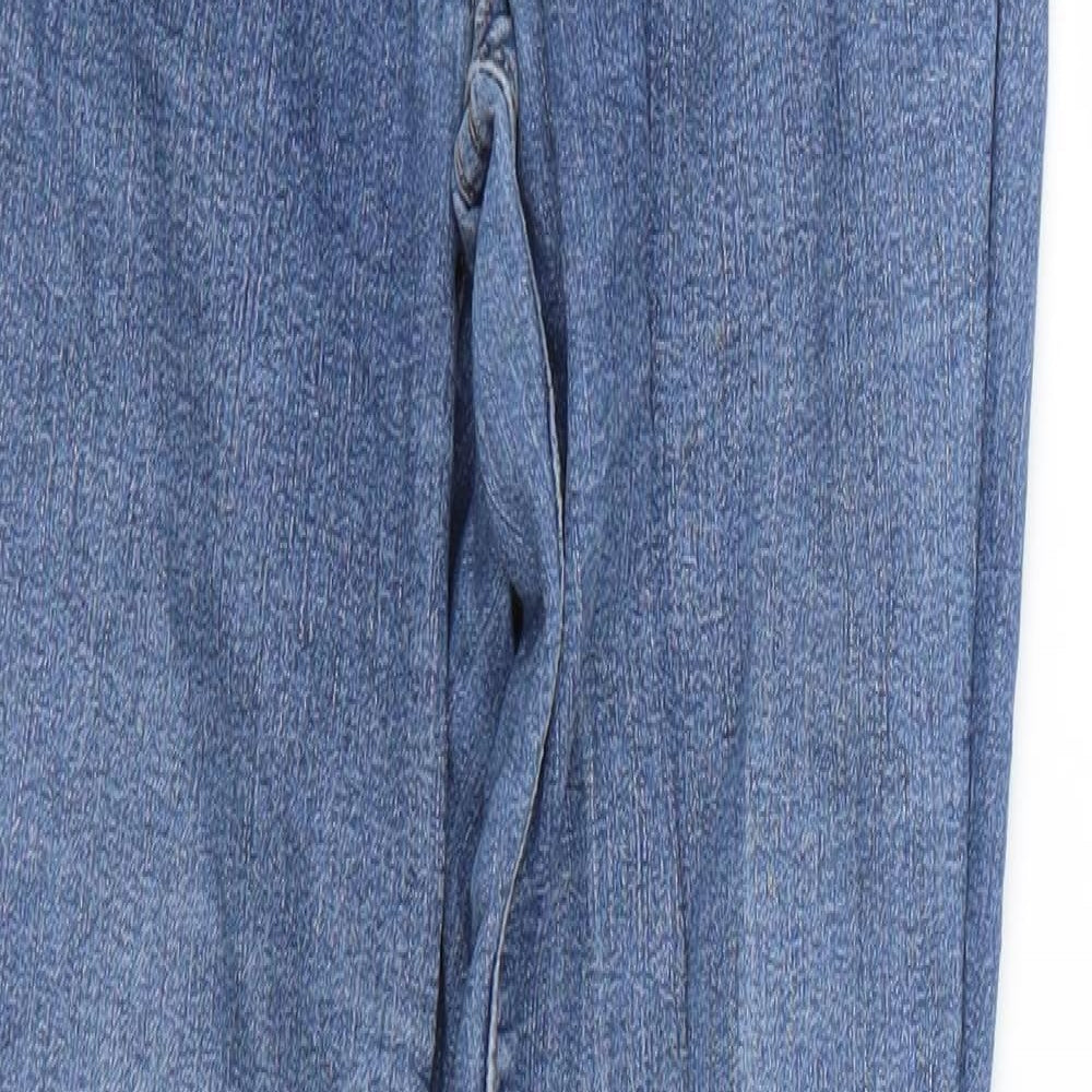 Womens UK Size 4 H&M Regular Fit Skinny Blue Jeans