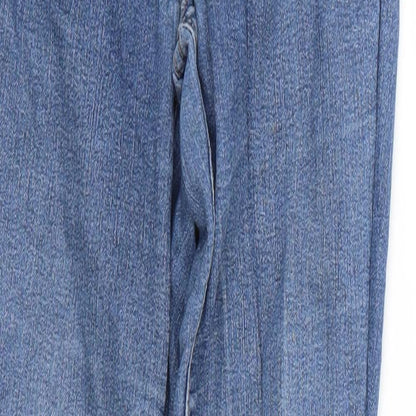 Womens UK Size 4 H&M Regular Fit Skinny Blue Jeans